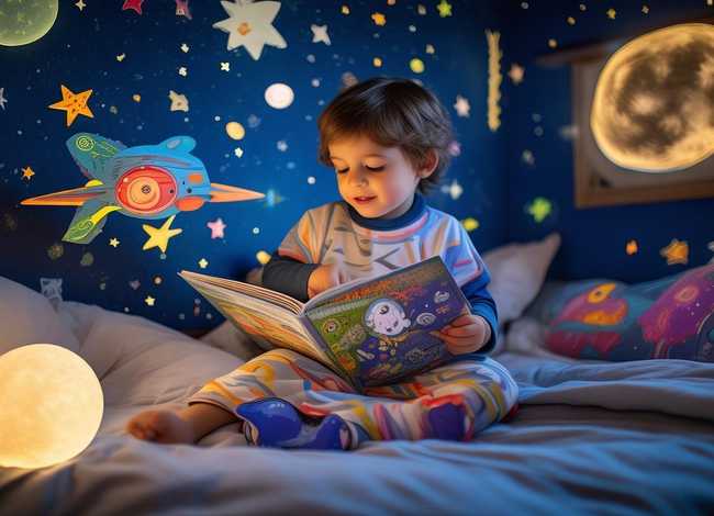 儿童太空睡前故事，睡前小故事太空故事