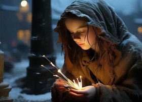 《安徒生童话》100篇；《安徒生童话》100篇卖火柴的小女孩