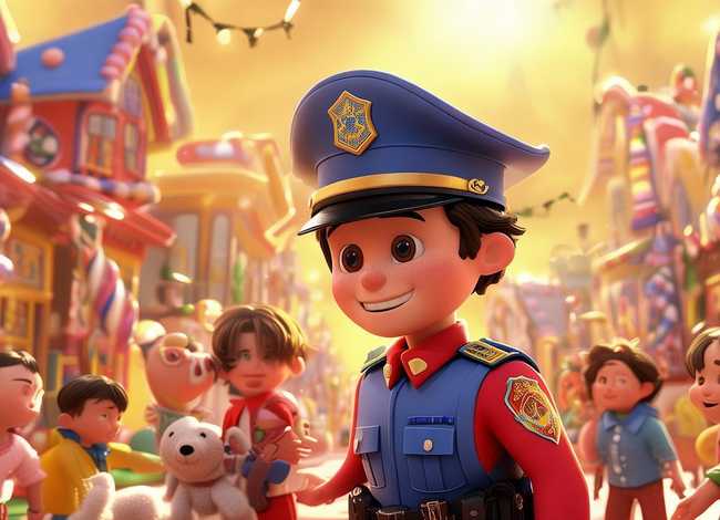 儿童故事警察的故事;的故事绘本 儿童故事警察的故事;的故事绘本