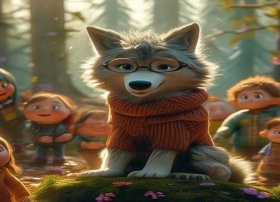 儿童故事狼婆 幼儿绘本故事狼婆婆