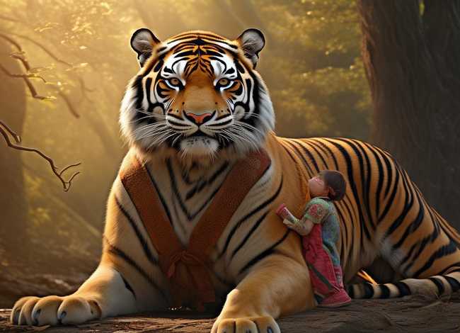 老虎外婆民间故事;中华民间小故事-老虎外婆 老虎外婆民间故事;中华民间小故事-老虎外婆