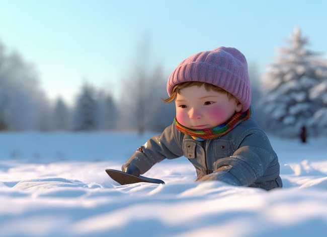 铲雪儿童的视频、儿童铲雪简笔画图片 铲雪儿童的视频、儿童铲雪简笔画图片