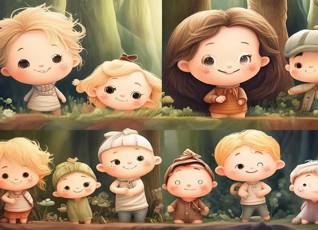 搞笑儿童故事七个小矮人 - 幼儿故事七个小矮人