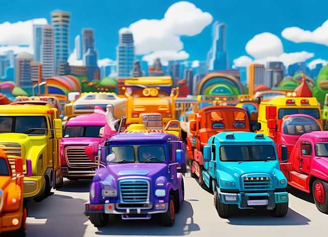 大卡车儿童视频大全集；大卡车儿童片