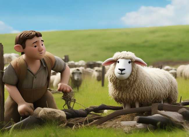 亡羊补牢的故事动画视频；亡羊补牢动画片故事视频