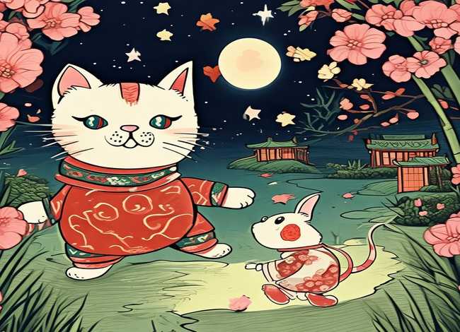 十二生肖的故事儿童故事猫和老鼠，十二生肖的猫和老鼠的故事