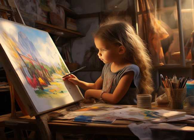 学画画的故事 学画画的故事作文