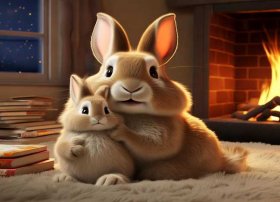 儿童睡前故事兔妈妈的宝贝 - 幼儿故事兔妈妈的宝贝