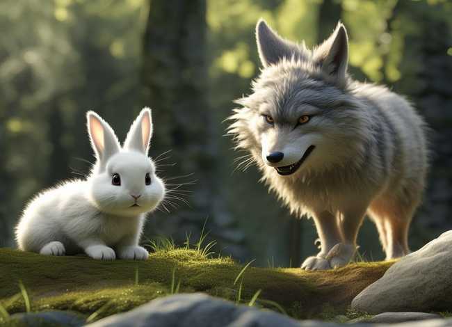 小白兔和大灰狼的故事讲解 - 小白兔和大灰狼的故事讲解教案