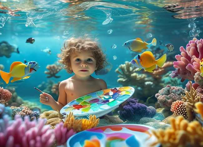 海底儿童画 - 海底儿童画画大全简单漂亮 海底儿童画 - 海底儿童画画大全简单漂亮