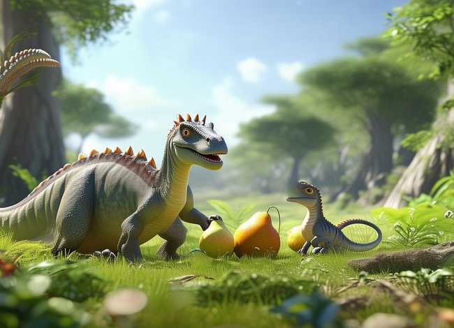 恐龙让梨这个故事怎么讲 - 恐龙让梨这个故事怎么讲的代表什么生肖？