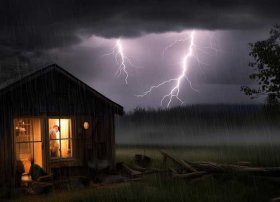 打雷下雨故事，打雷下雨故事视频