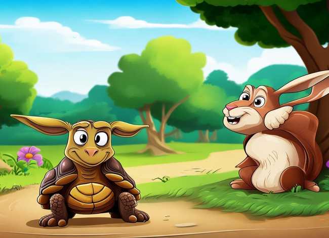 龟兔赛跑的故事简短一点 龟兔赛跑的故事简短一点怎么写