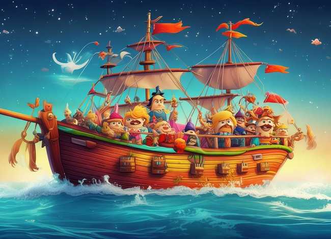 3到6岁儿童睡前故事海盗的故事，睡前故事海盗船的故事