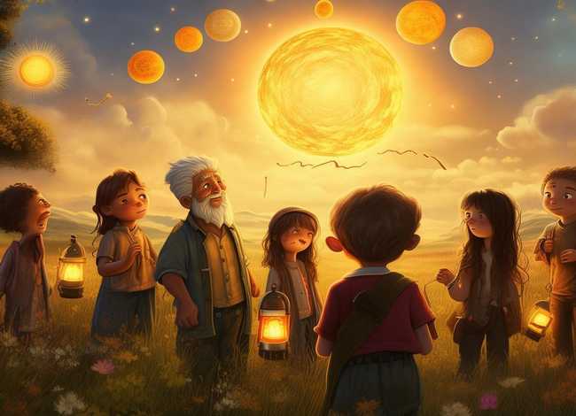 儿童故事睡前完整故事十个太阳 十个太阳的寓言故事