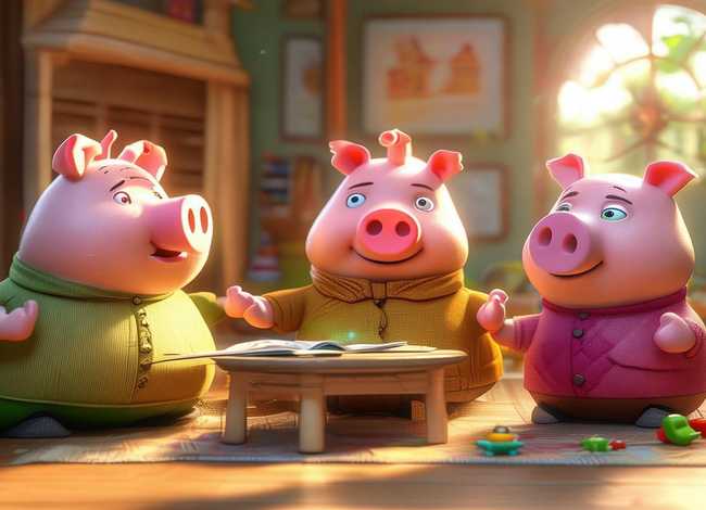 儿童故事音频三只小猪，三只小猪讲故事音频