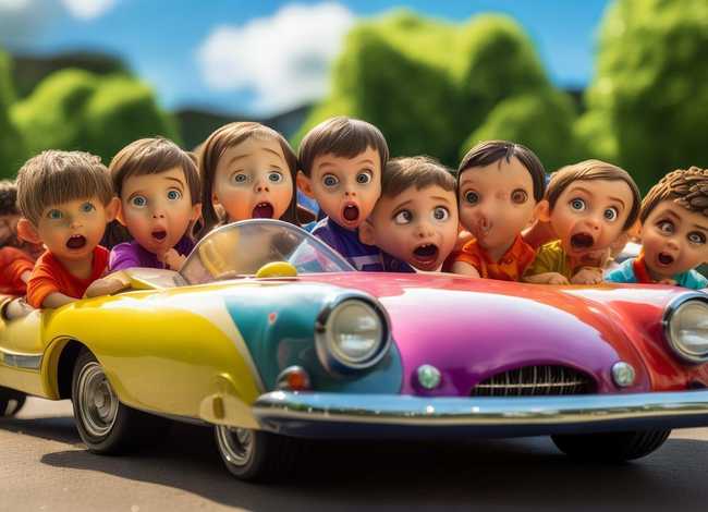 跑车的故事儿童版、小跑车的故事