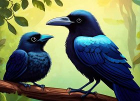 儿童绘本故事带图片 儿童绘本故事带图片小乌鸦爱妈妈