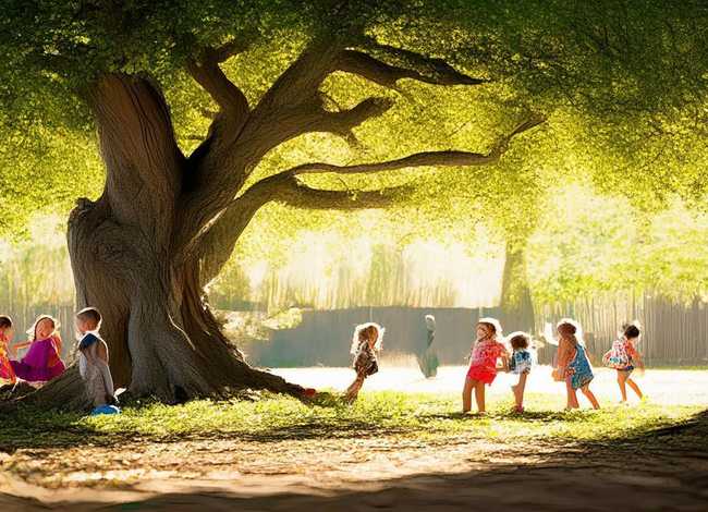 幼儿故事树荫，幼儿园树荫故事