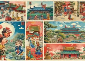 中国邮政儿童故事邮票专题册，中国邮政邮票儿童画