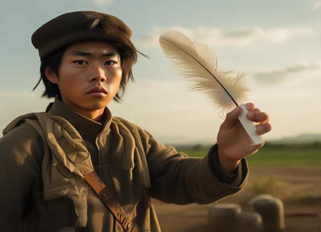 鸡毛信故事简短200个字、鸡毛信100个字左右的故事