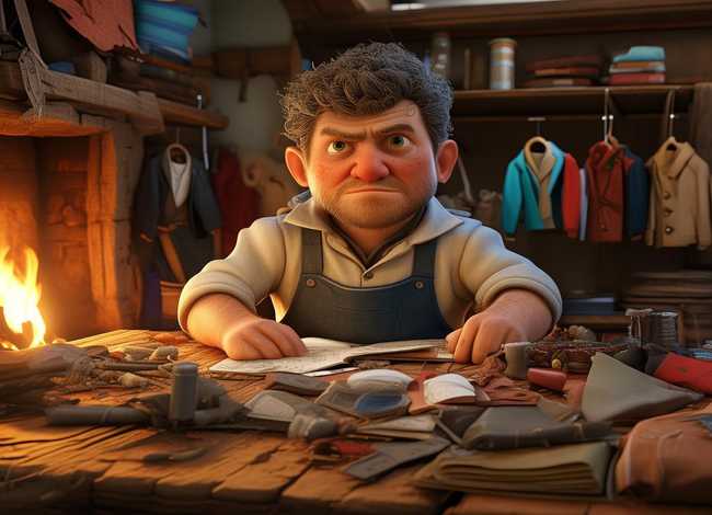 睡前故事勇敢的小裁缝下 - 勇敢的小裁缝 睡前小故事