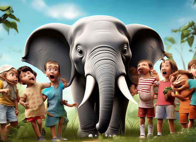 盲人摸象成语故事儿童版书(盲人摸象 成语故事) 盲人摸象成语故事儿童版书(盲人摸象 成语故事)