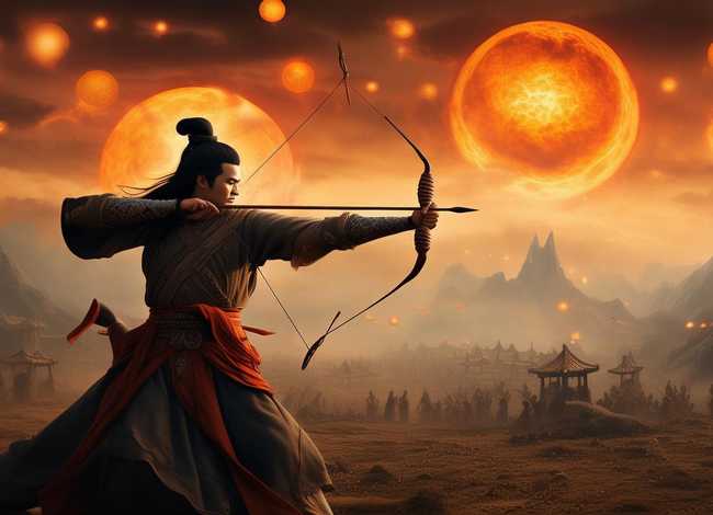 后羿射日的神话故事全文；后羿射日的神话故事全文带拼音