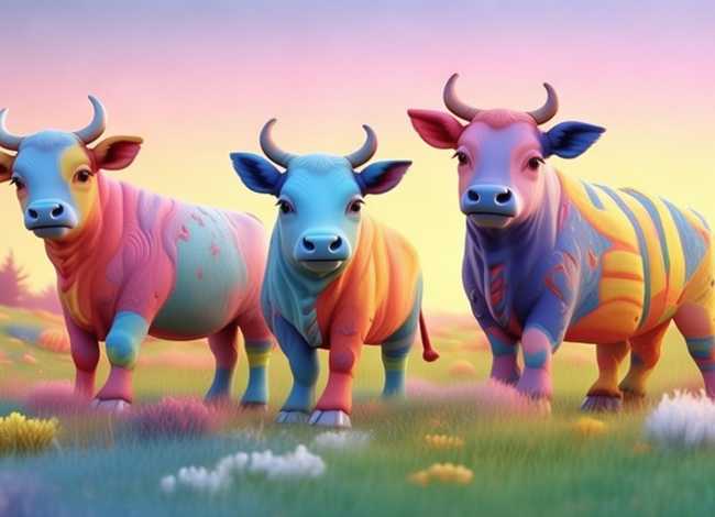儿童故事精选三只公牛；幼儿睡前故事三只公牛