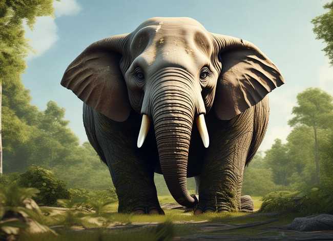 没牙的大象故事文字（没牙的大象故事文字图片）