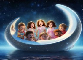 幼儿故事《月亮船》 幼儿园大班故事《月亮船》