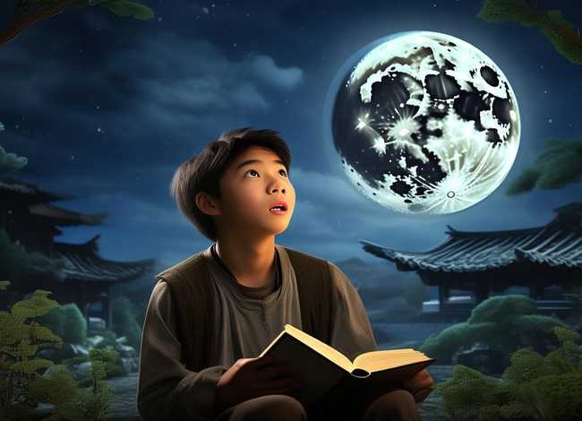 关于月亮的古诗小学生；小学生关于月亮的古诗大全