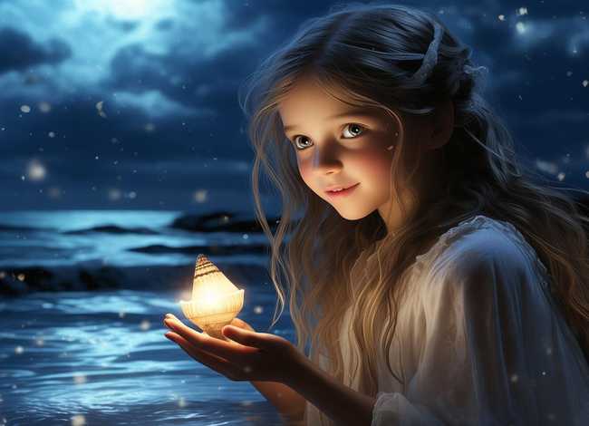 儿童睡前故事大全海螺姑娘，睡前小故事海姑娘