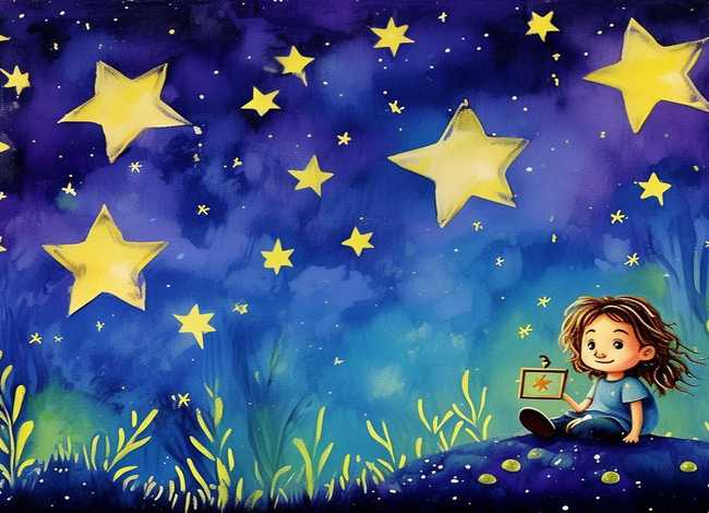 星星儿童的诗歌；星星的幼儿诗歌