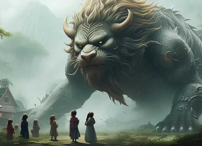 儿童故事年兽的来历，年兽的来历的故事