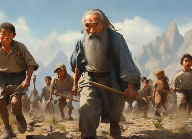 愚公移山儿童故事原文 - 愚公移山故事讲解