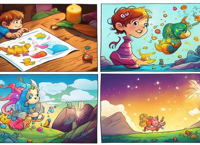 幼儿故事创编简笔画，幼儿故事创编简笔画四格