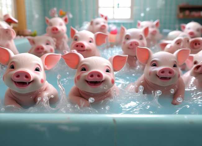 小猪洗澡幼儿故事（小猪洗澡幼儿故事视频）