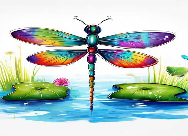 蜻蜓儿童画图片大全、蜻蜓儿童画图片大全简单 蜻蜓儿童画图片大全、蜻蜓儿童画图片大全简单