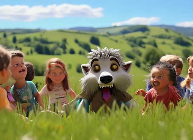 3岁儿童故事演讲狼来了简短版、3至6岁简短小故事狼来了