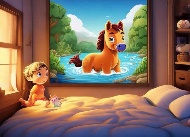 儿童睡前故事小马过河连续播放 - 睡前故事幼儿故事大全小马过河