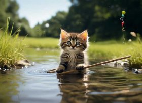 故事小猫钓鱼完整版，故事小猫钓鱼完整版文字