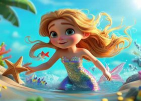 播放免费的美人鱼儿童故事 请播放美人鱼故事