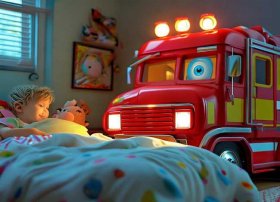 消防车的故事儿童睡前故事语音、消防车的睡前故事在线播放