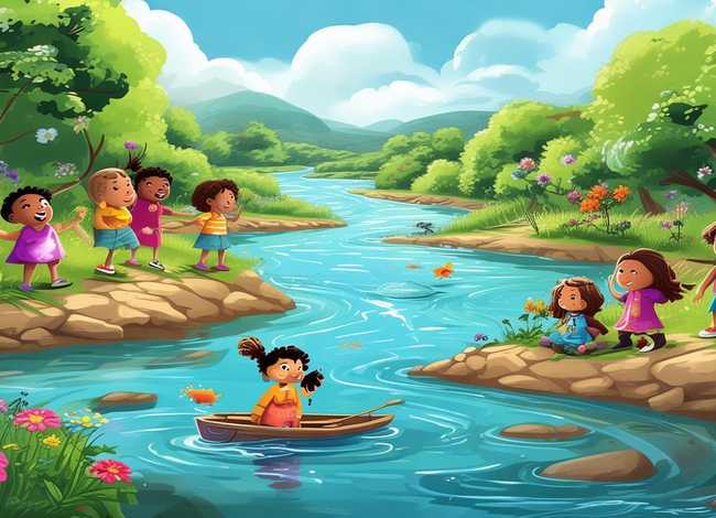 关于小河的儿童故事 关于小河的儿歌