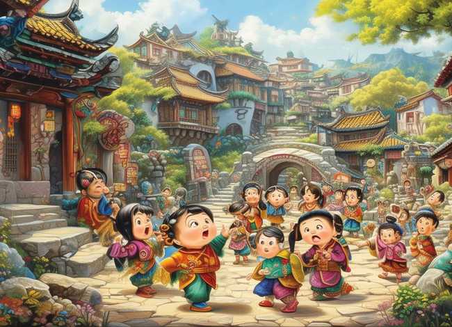 传统故事儿童画;中国传统文化故事儿童画 传统故事儿童画;中国传统文化故事儿童画