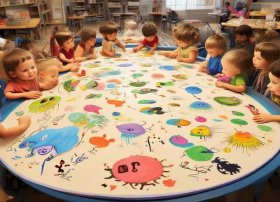 肚子里的故事美术画 - 肚子里的故事三年级美术简笔画