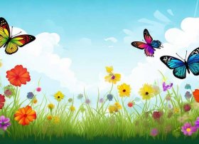 幼儿故事三只蝴蝶图片；幼儿故事三只蝴蝶图片大全