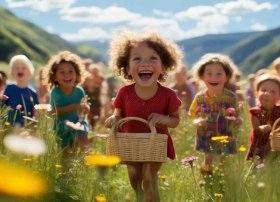 小女孩郊游的儿童故事、幼儿园关于郊游的小故事