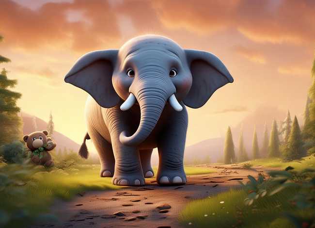 儿童睡前故事大象要回家，大象要回家的故事